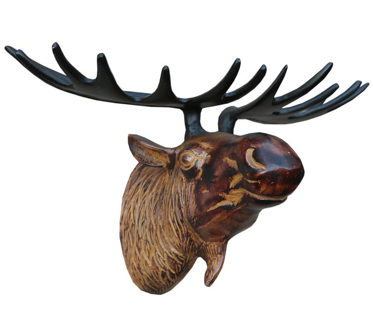 Union Rustic Wanddekoration Elchkopf | Wayfair.de